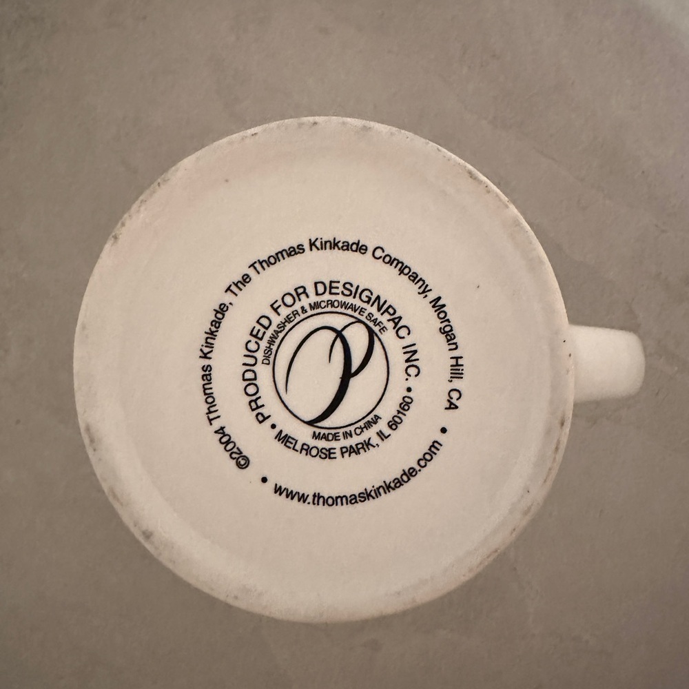 VINTAGE Thomas Kinkade Ceramic Decorative Mug - Picture 3 of 6
